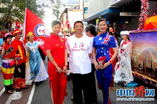 2014年，澳大利亞上海同鄉(xiāng)會(huì)組織方陣參與悉尼中國(guó)新年大游行。