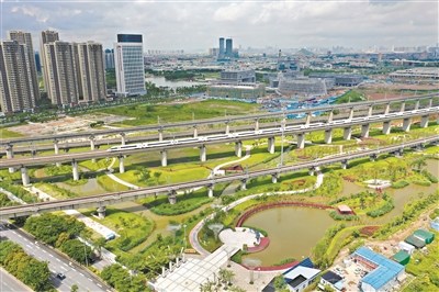 高鐵公園 廣州日?qǐng)?bào)全媒體記者陳楓 實(shí)習(xí)生李洲湳攝